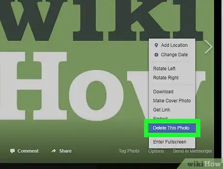 Image titled Delete a Profile Picture on Facebook on a PC or Mac Step 6
