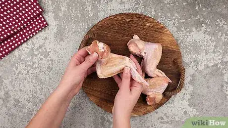 Image titled Cut Chicken Wings Step 1