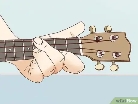 Image titled Play an E Chord on the Ukulele Step 3