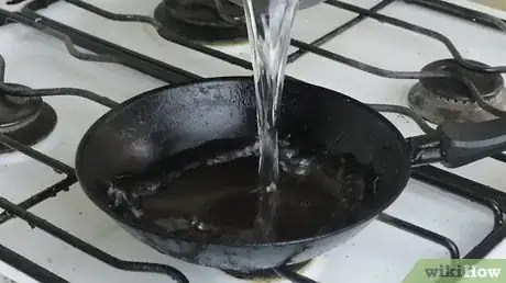 Image titled Clean a Cast Iron Skillet Step 1