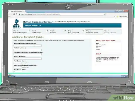 Image titled File a Complaint With the Better Business Bureau Online Step 9