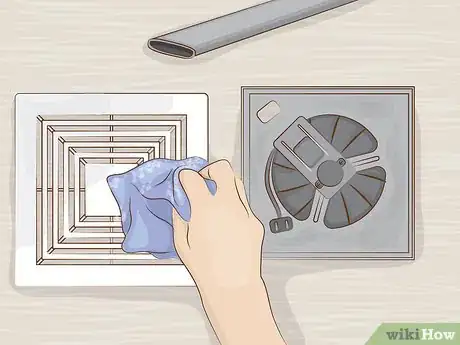 Image titled Clean a Bathroom Fan Step 4