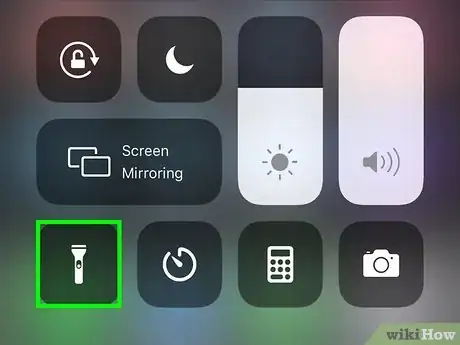 Image titled Find the Flashlight on an iPhone Step 2