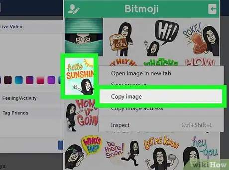 Image titled Use Bitmoji on Facebook Step 24