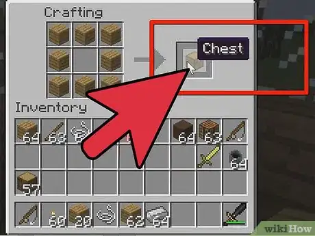 Image titled Make a Chest in Minecraft Step 2