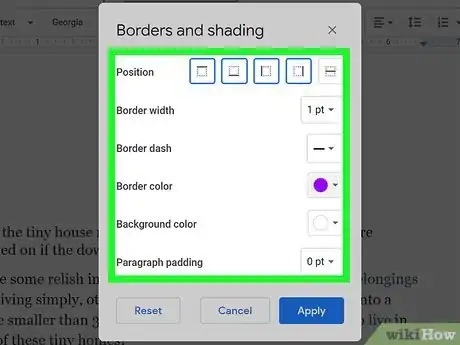 Image titled Add Borders in Google Docs Step 12