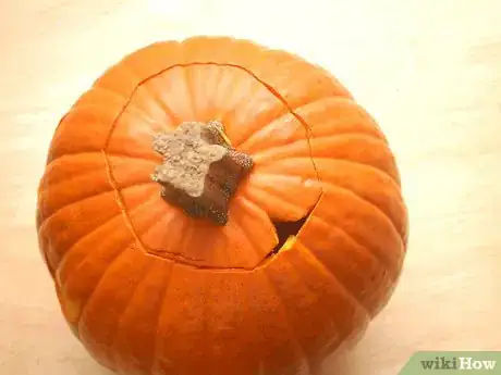 Image titled Light a Pumpkin for Halloween Step 3