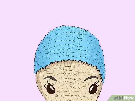 Image titled Make Amigurumi Hair Step 26