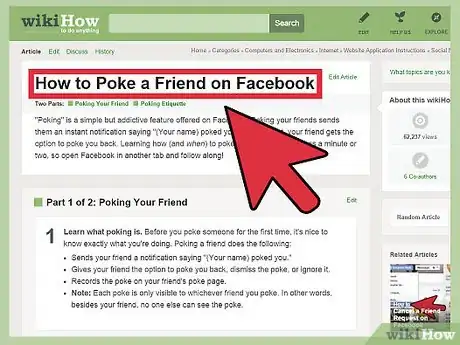 Image titled Poke a Friend on Facebook Step 1