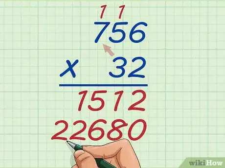 Image titled Do Long Multiplication Step 8