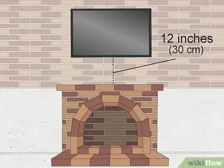 Image titled Mount TV on Brick Fireplace Step 1