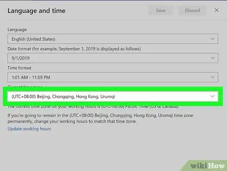 Image titled Change the Time Zone in Outlook Step 20