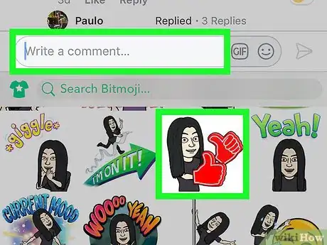 Image titled Use Bitmoji on Facebook Step 16