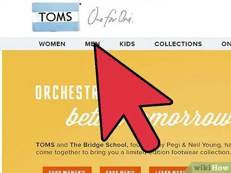 Image titled Buy TOMS Shoes Online Step 2