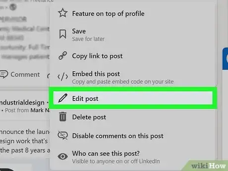 Image titled Edit a Post on LinkedIn Step 10