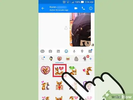 Image titled Use Stickers on Facebook Messenger Step 6