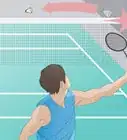 Smash in Badminton