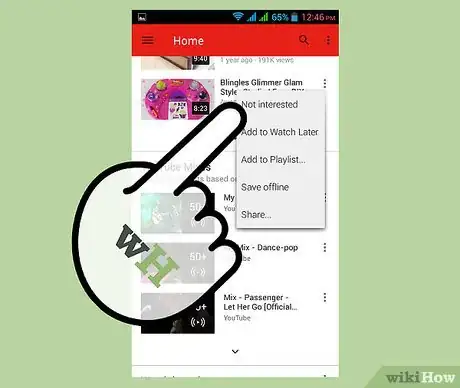 Image titled Delete Recommended Videos of YouTube in Android Step 7