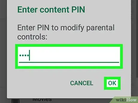 Image titled Disable Parental Controls on Android Step 6