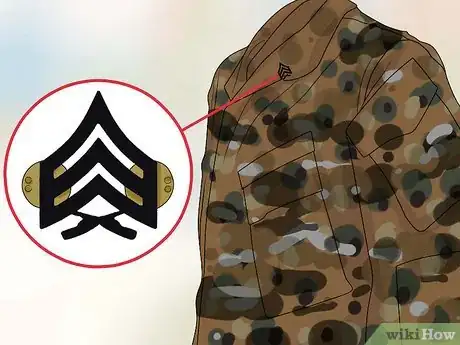 Image titled Properly Align Rank Insignia on Marine Uniforms Step 14