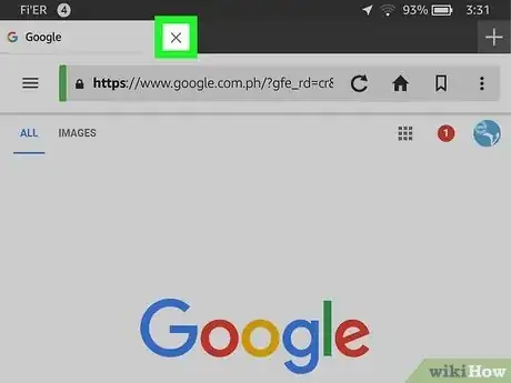 Image titled Close Tabs on Kindle Fire Step 3