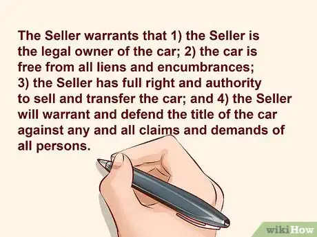 Image titled Write a Contract for Selling a Car Step 14