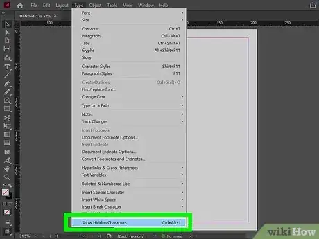 Image titled Show Paragraph Marks in Indesign Step 3
