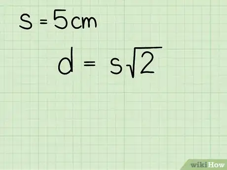 Image titled Calculate a Diagonal of a Square Step 8