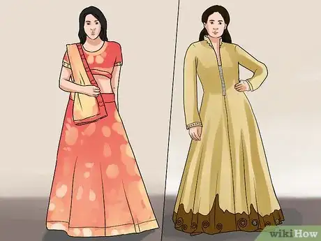 Image titled Dress in a Ghagra Choli (Indian Dress) Step 2