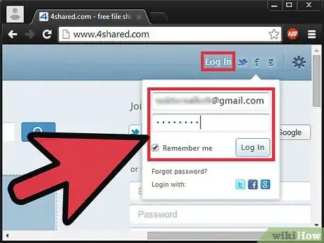 Image titled Upload and Download Files on 4shared Step 3