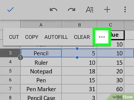 Image titled Delete Rows on Google Sheets on Android Step 4