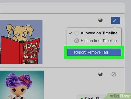 Image titled Untag Yourself on Facebook Step 13