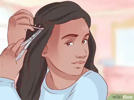 Image titled Take Hair Extensions Out Step 11