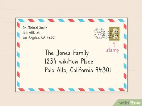 Image titled Address a Letter to a Family Step 11