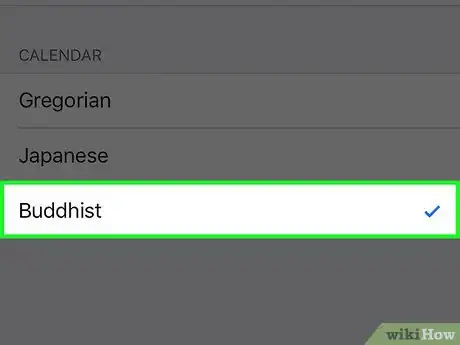 Image titled Change the Calendar Region on an iPhone Step 6