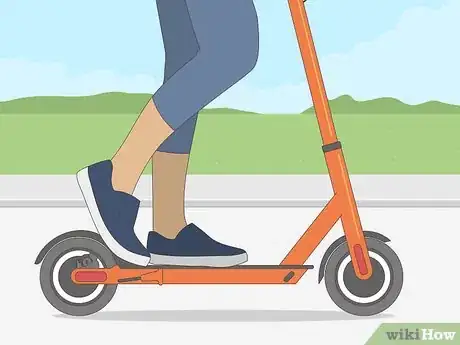 Image titled Ride a Two Wheeled Scooter Step 12