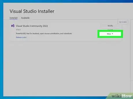 Image titled Uninstall Visual Studio Step 2