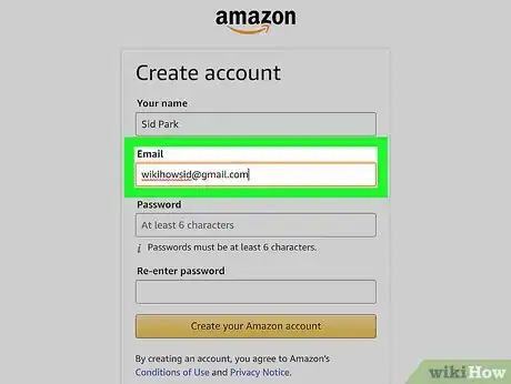 Image titled Make an Amazon Account Step 5