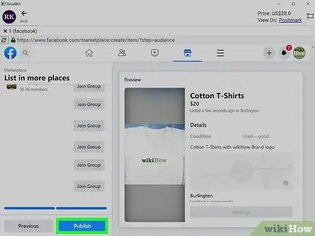 Image titled Post Poshmark Listings to Facebook Marketplace Step 11