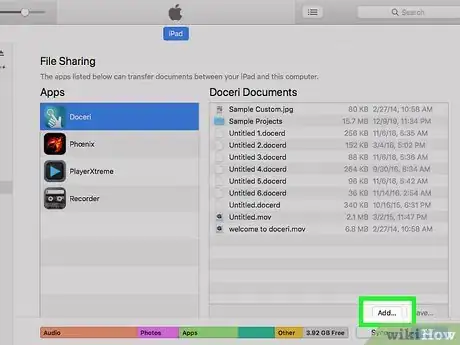 Image titled Transfer Files to iPad from a Computer Step 6