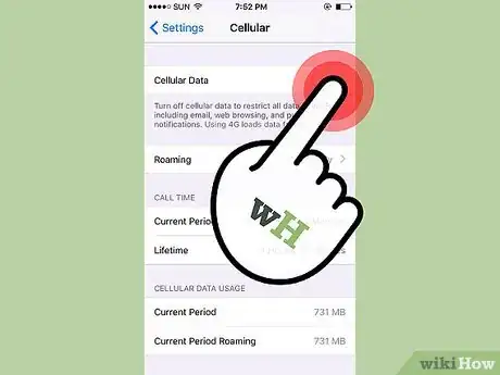 Image titled Check Your Roaming Data Usage on an iPhone Step 4