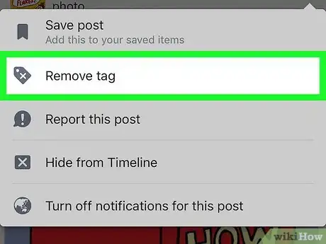 Image titled Untag Yourself on Facebook Step 6