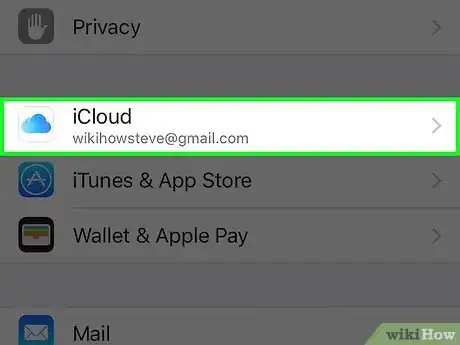 Image titled Stop iCloud from Using Cellular Data for Transfers on an iPhone Step 2