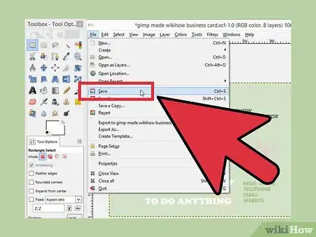 Image titled Make Business Cards with GIMP Step 11