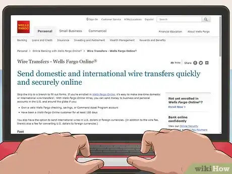 Image titled Do a Wells Fargo Wire Transfer Step 1