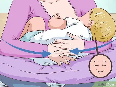 Image titled Breastfeed a Colicky Baby Step 5