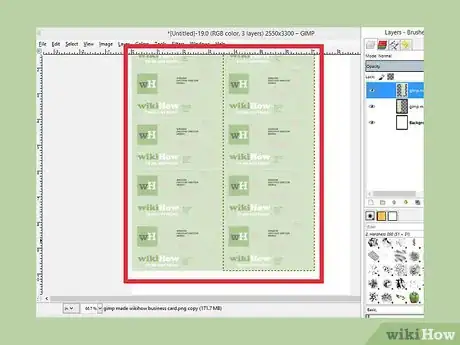 Image titled Make Business Cards with GIMP Step 18