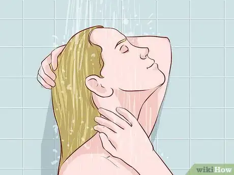 Image titled Wash Hair After Bleaching Step 2