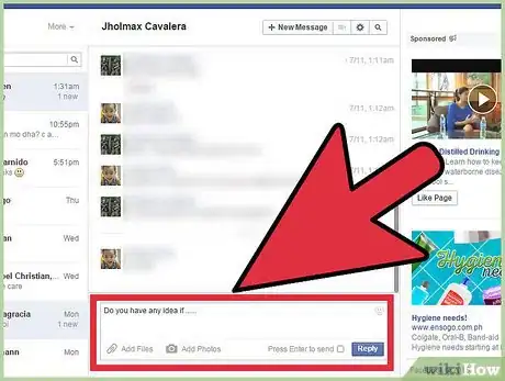 Image titled Start a Conversation with a Guy on Facebook Step 21