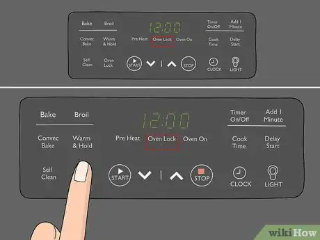 Image titled Unlock a Kenmore Oven Step 2
